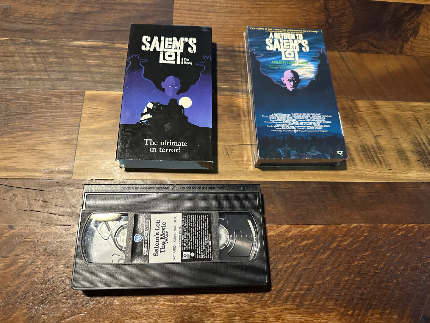 Salem’s Lot & A Return To Salem's Lot VHS’s*Warner Bros*Larry Cohen*Classic Horror*