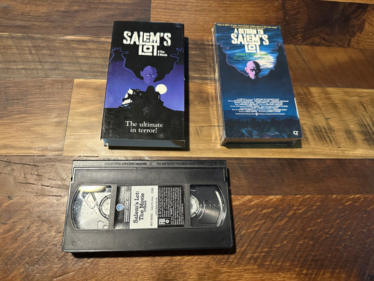 Salem’s Lot & A Return To Salem's Lot VHS’s*Warner Bros*Larry Cohen*Classic Horror*