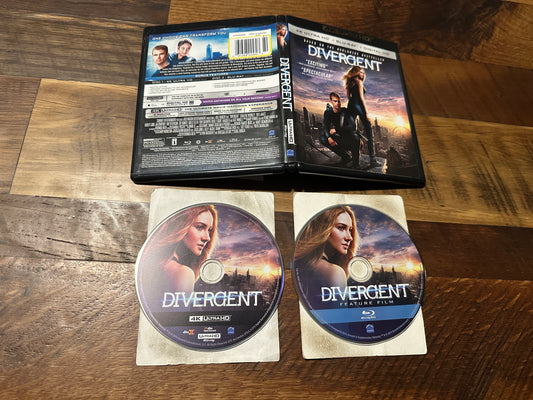 Divergent (4K Ultra HD/Blu ray, Summit, 2 Disc, Widescreen, No Digital)