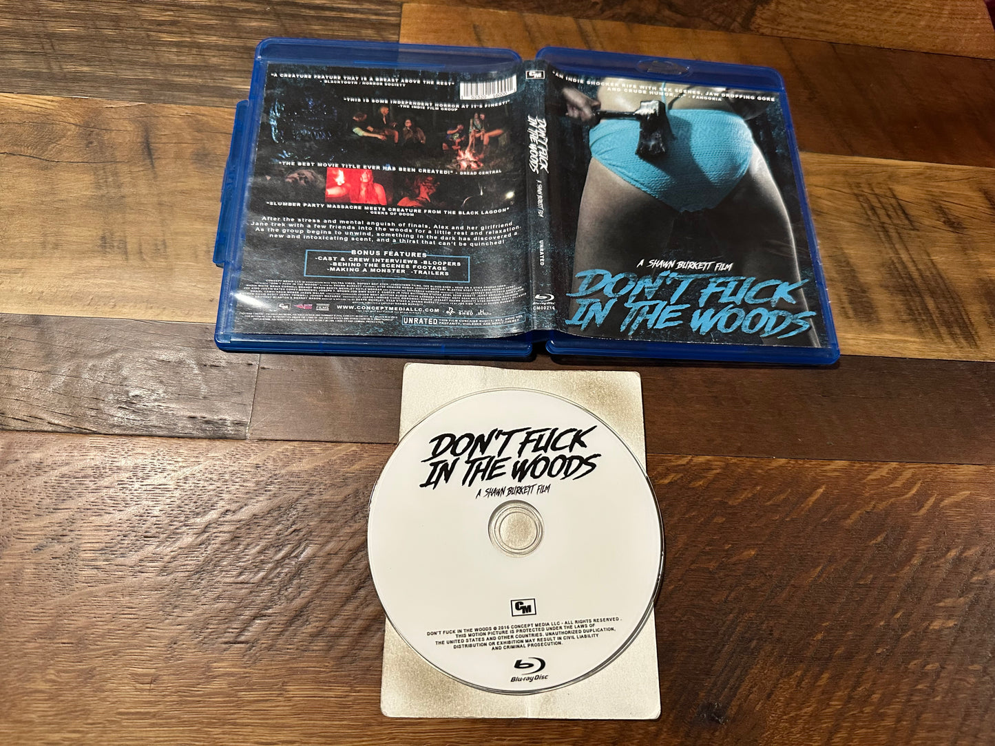 Don’t Fuck in the Woods Blu ray-Concept Media-Obscure Horror-