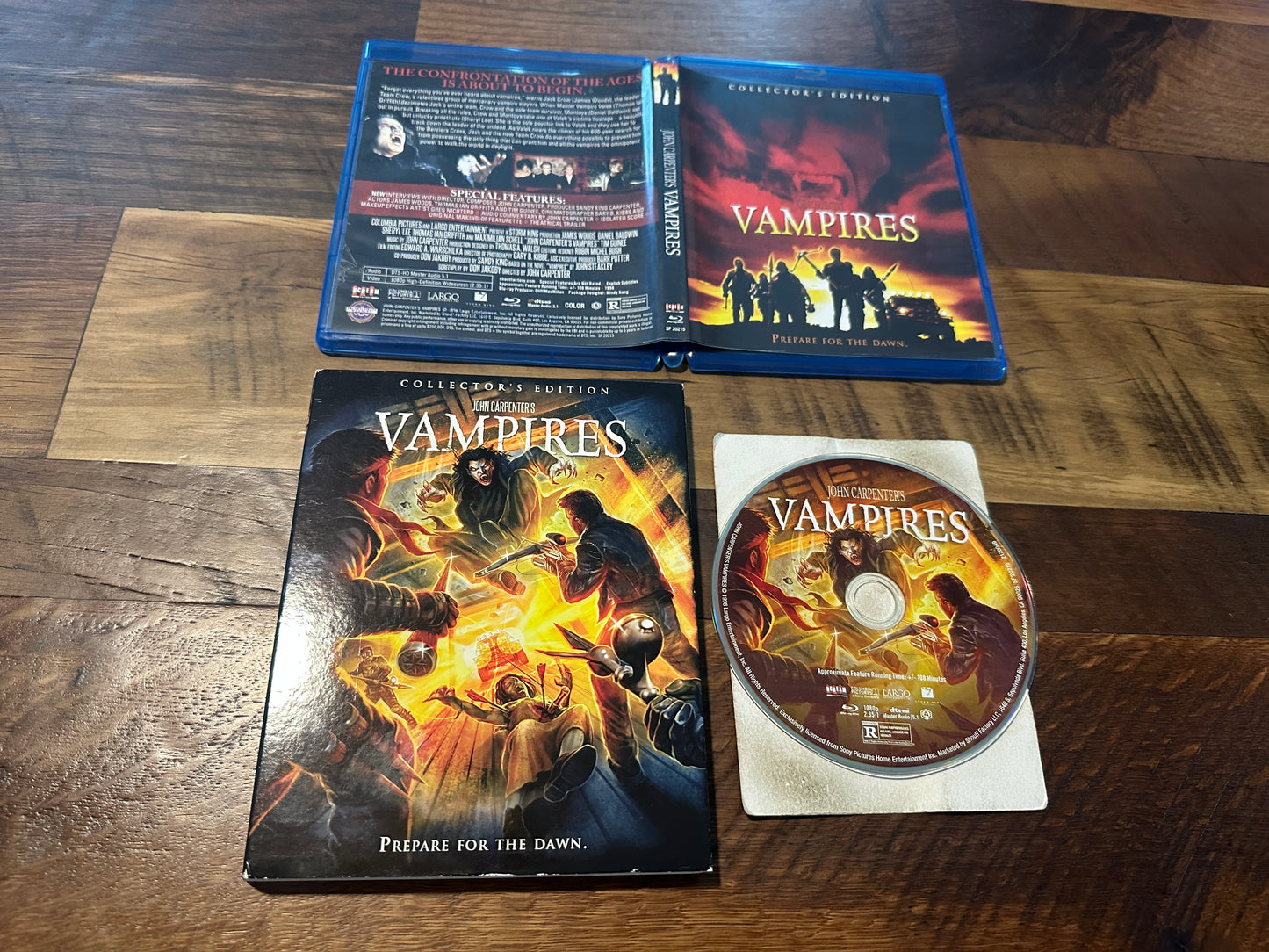 John Carpenter’s Vampires (Blu ray, Scream Factory, Slipcover, Collector’s Ed)