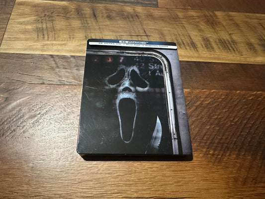 Scream VI (6) 4K Ultra HD/Blu ray- Steelbook-Paramount-2 Disc-No Digital