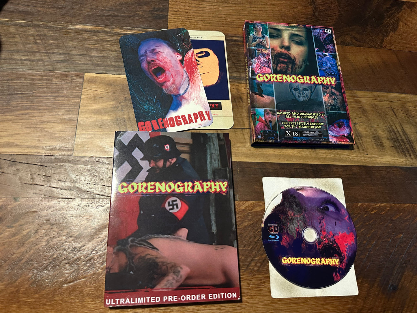 Gorenography Blu ray-Ultralimited Pre-Order Edition-Very Disturbing-Slipcover-