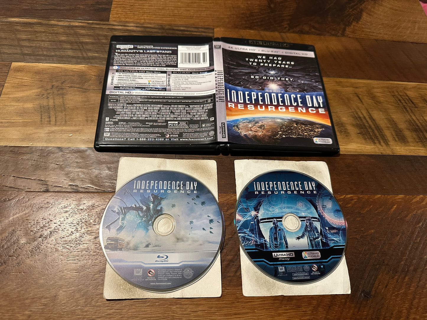Independence Day Resurgence (4K Ultra HD/Blu ray, 20th Century Fox, No Dig)