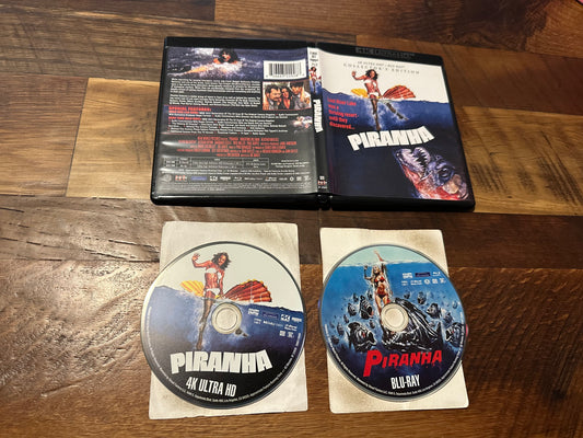 Piranha 4K Ultra HD/Blu ray-Scream Factory-Collector’s Edition-