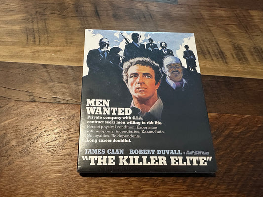 The Killer Elite Blu ray-Scorpion Release-Slipcover-James Caan Classic-NEW