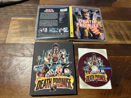 Death Promise Blu ray-Vinegar Syndrome-Slipcover-70’s Classic-