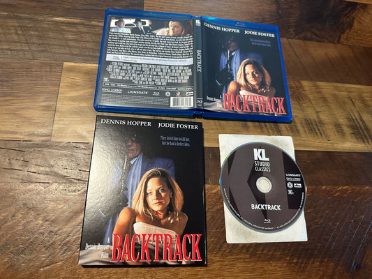 Backtrack Blu ray-Kino Lorber-Slipcover-90’s Dennis Hopper Classic-