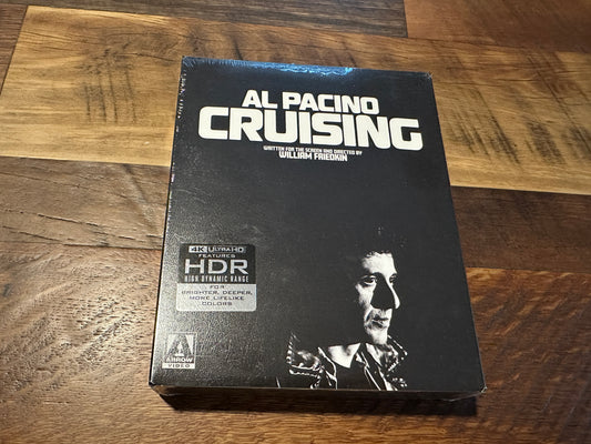 Cruising 4K Ultra HD-Arrow Video-Limited Edition-Slipcover-2 Disc-NEW