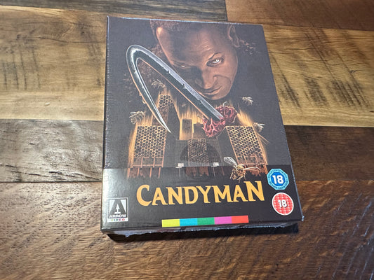 Candyman Blu ray-Arrow Video-Limited Edition-Region B-Booklet-OOP-NEW-
