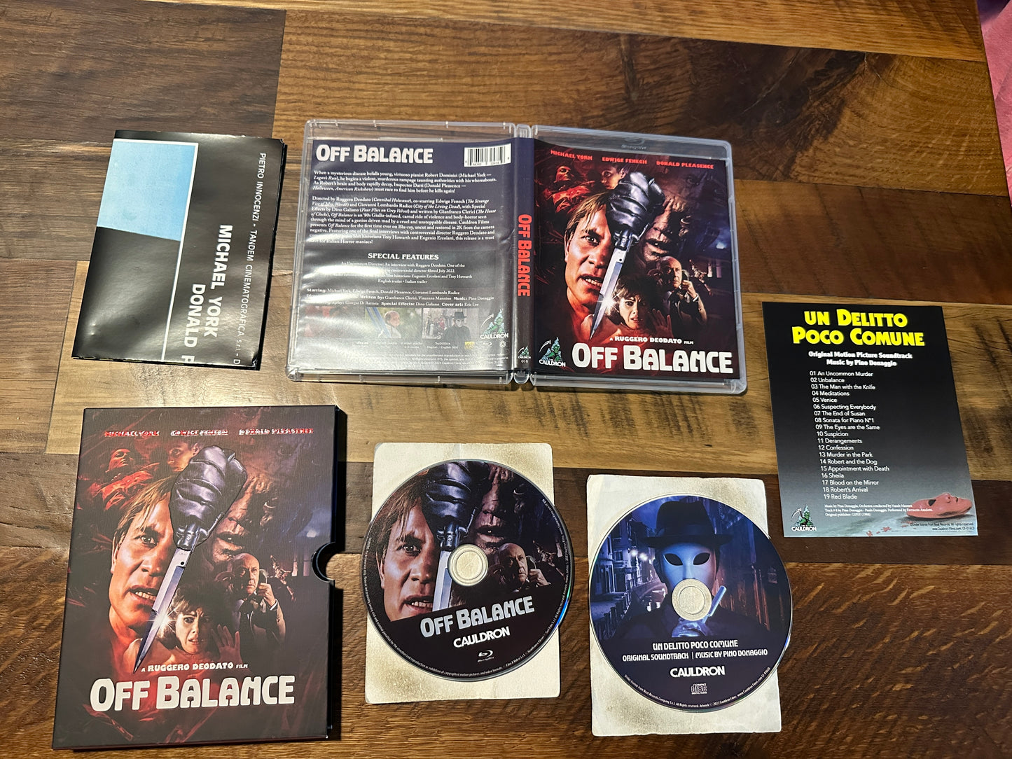 Off Balance (Blu ray, Cauldron Films, 80’s Ruggero Deodato Horror, Slipcover)