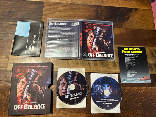 Off Balance (Blu ray, Cauldron Films, 80’s Ruggero Deodato Horror, Slipcover)