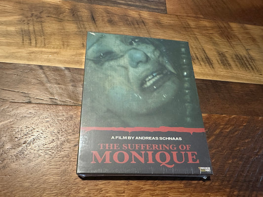 The Suffering of Monique Blu ray-Massacre Video-Slipcase-Uncut-Disturbing Horror-NEW
