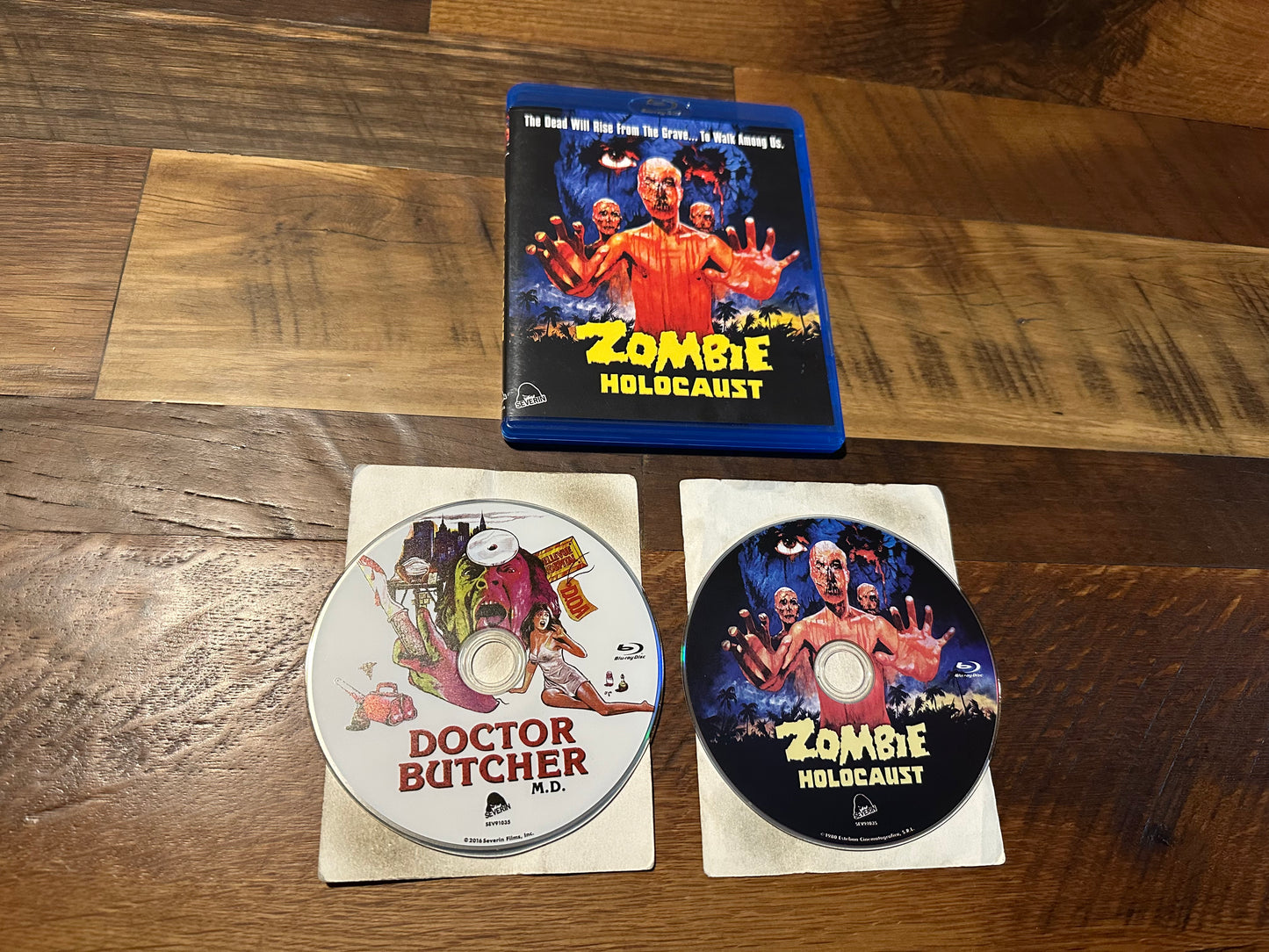 Zombie Holocaust Blu ray-Severin Films-80’s Horror Classic-2 Disc-