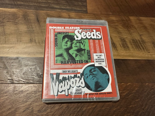 Seeds & Vapors Blu ray-Vinegar Syndrome-Andy Milligans Classics-NEW