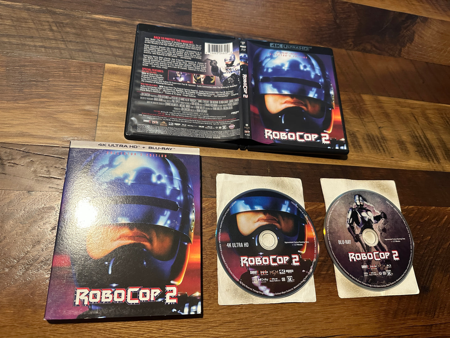 Robocop 2 (4K Ultra HD, Scream Factory, Collector’s Edition, Slipcover)