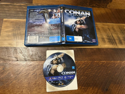 Conan The Destroyer Blu ray-Arnold Schwarzenegger-Region B-Rare-