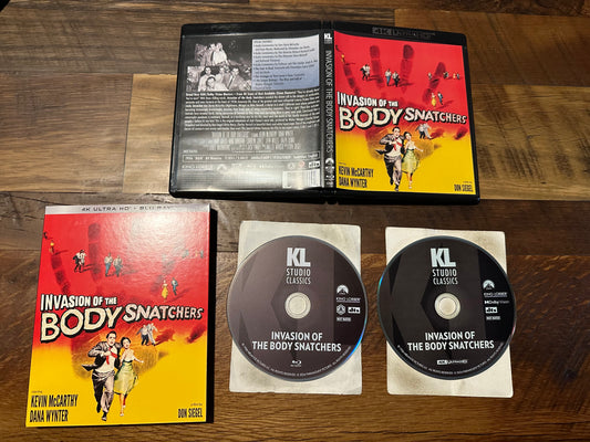 Invasion of the Body Snatchers 4K Ultra HD/Blu ray-Kino Lorber Slipcover