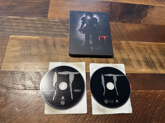 It 2017 4K Ultra HD/Blu ray-Warner Bros-Steelbook-2 Disc-No Digital-