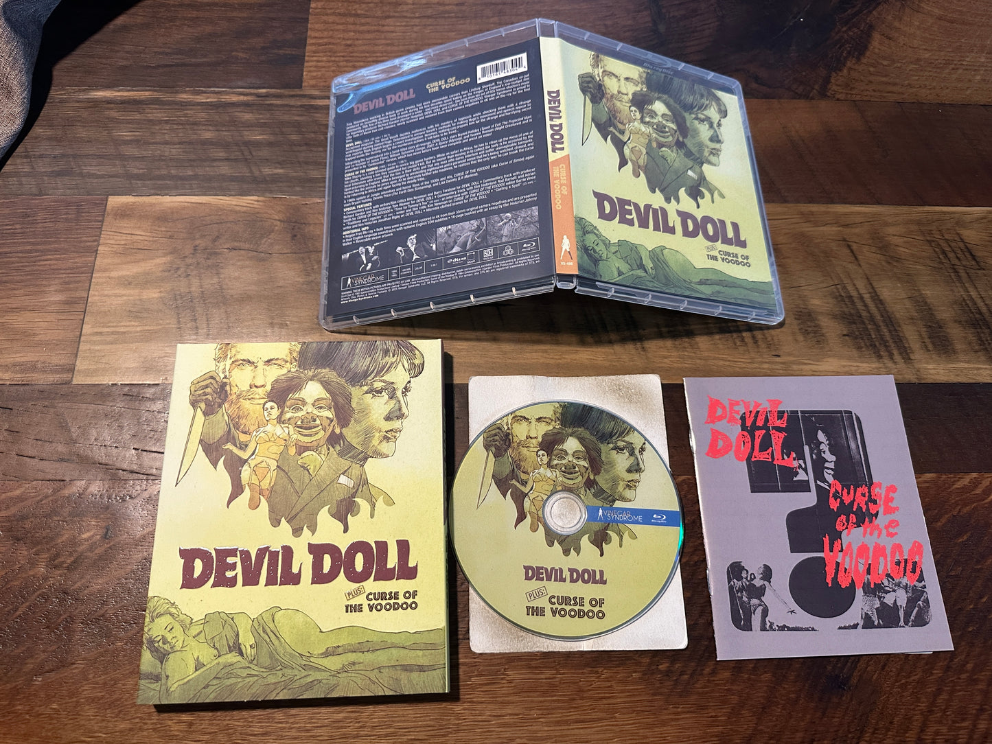 Devil Doll & Curse Of the Voodoo (Blu ray, Vinegar Syndrome, Slipcover)