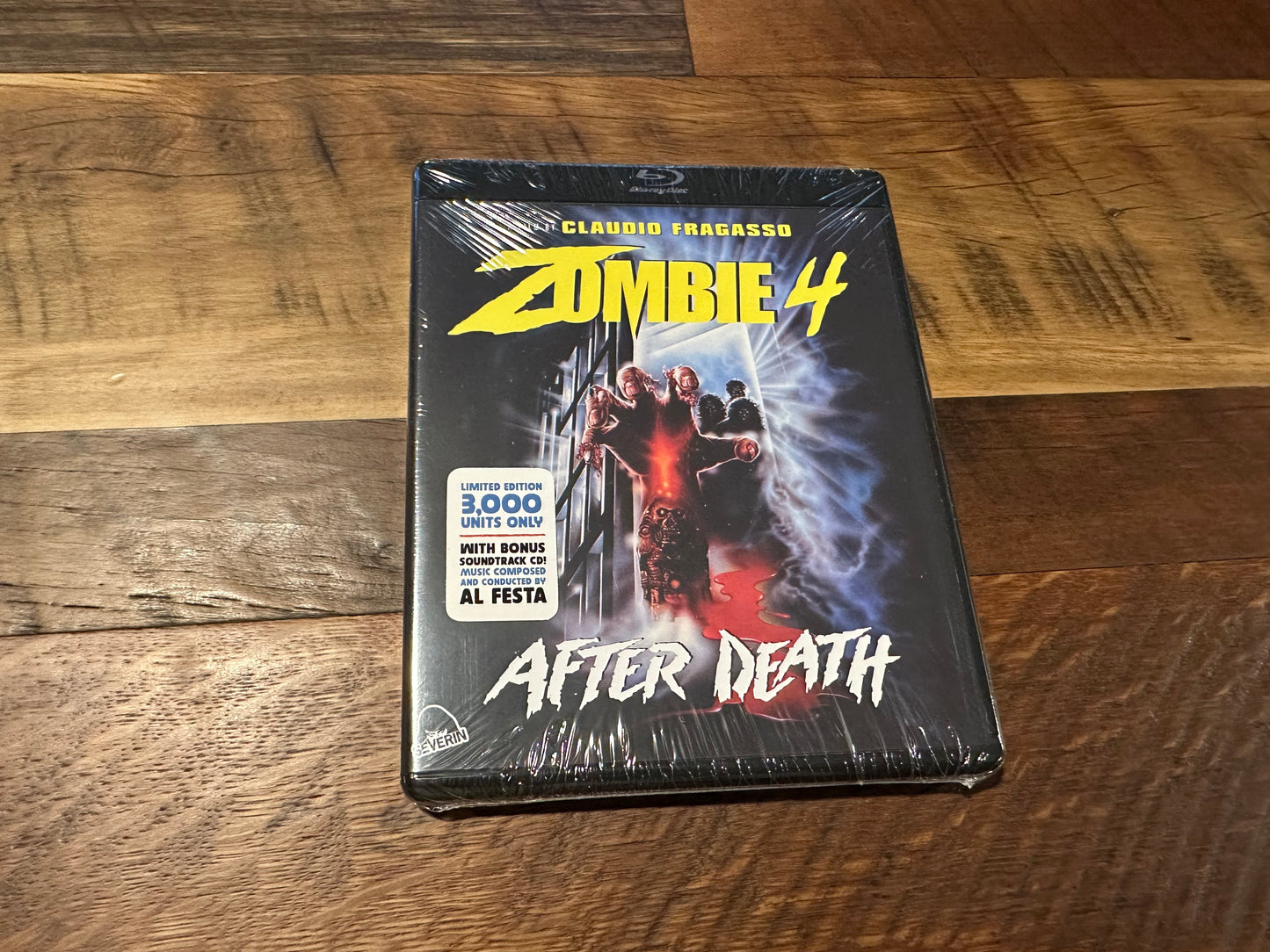 Zombie 4 Blu ray/CD Severin Films-Limited Ed-3000 Made-NEW