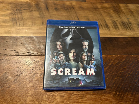 Scream 2021 Blu ray-Paramount-Modern Horror-Widescreen-NEW