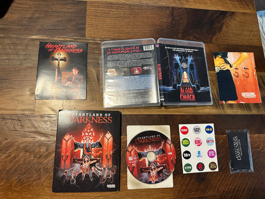 Heartland Of Darkness (Blu ray, Visual Vengeance, Slipcover, Poster)
