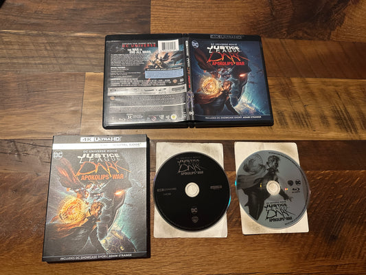 Justice League Dark Apokolips  War (4K Ultra HD/Blu ray, Slipcover, No Digital)