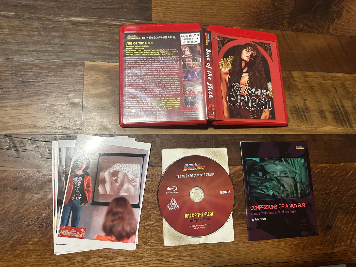 Sins Of Flesh (Blu ray, Mondo Macabro, Red Case, Limited Ed, 1000 Made)