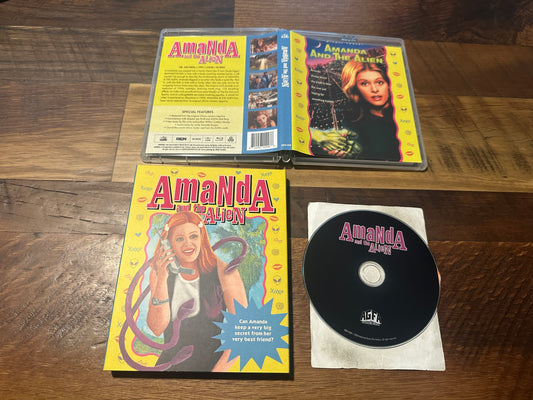 Amanda and the Alien Blu ray- Vinegar Syndrome Partner Label-Slipcover