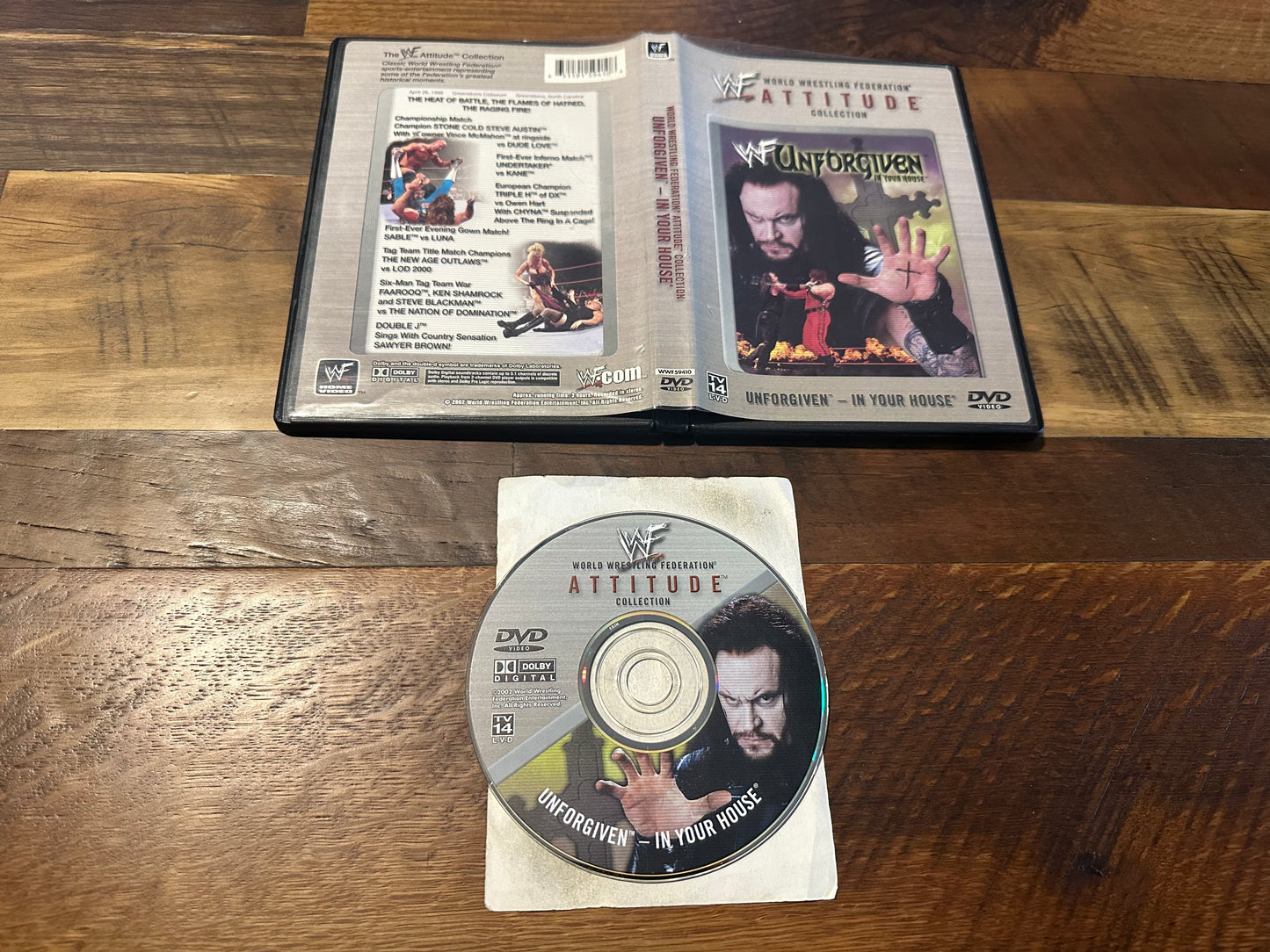 WWF Unforgiven: In Your House DVD-WWF Attitude Collection-OOP