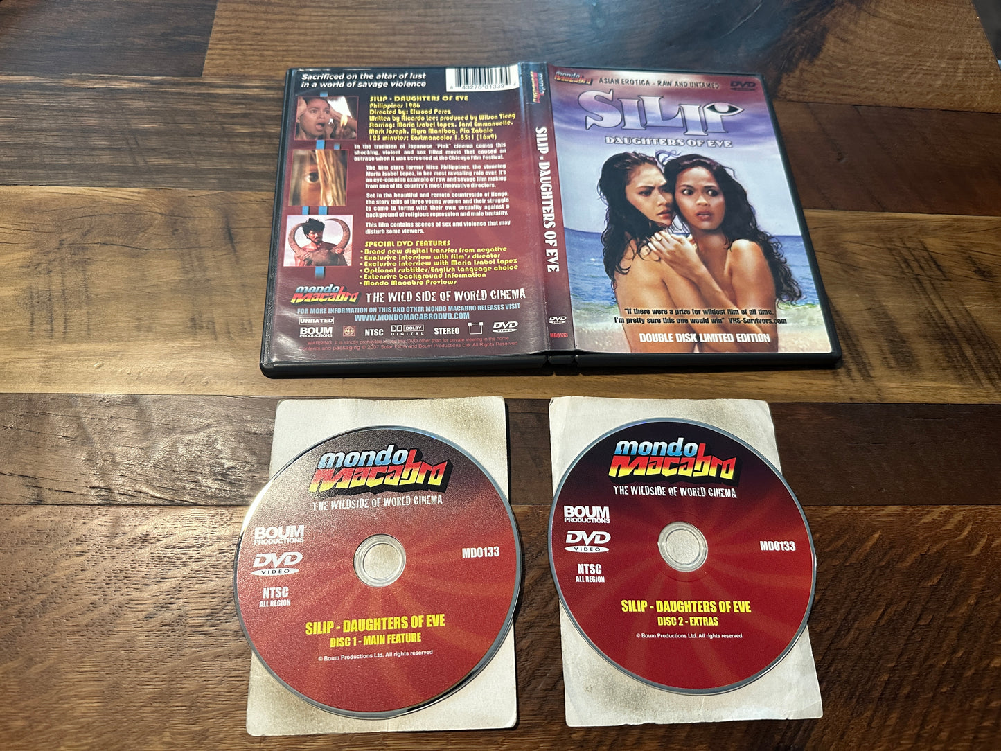 Slip Daughters Of Eve DVD-Mondo Macabro-2 Disc-Erotic Classic