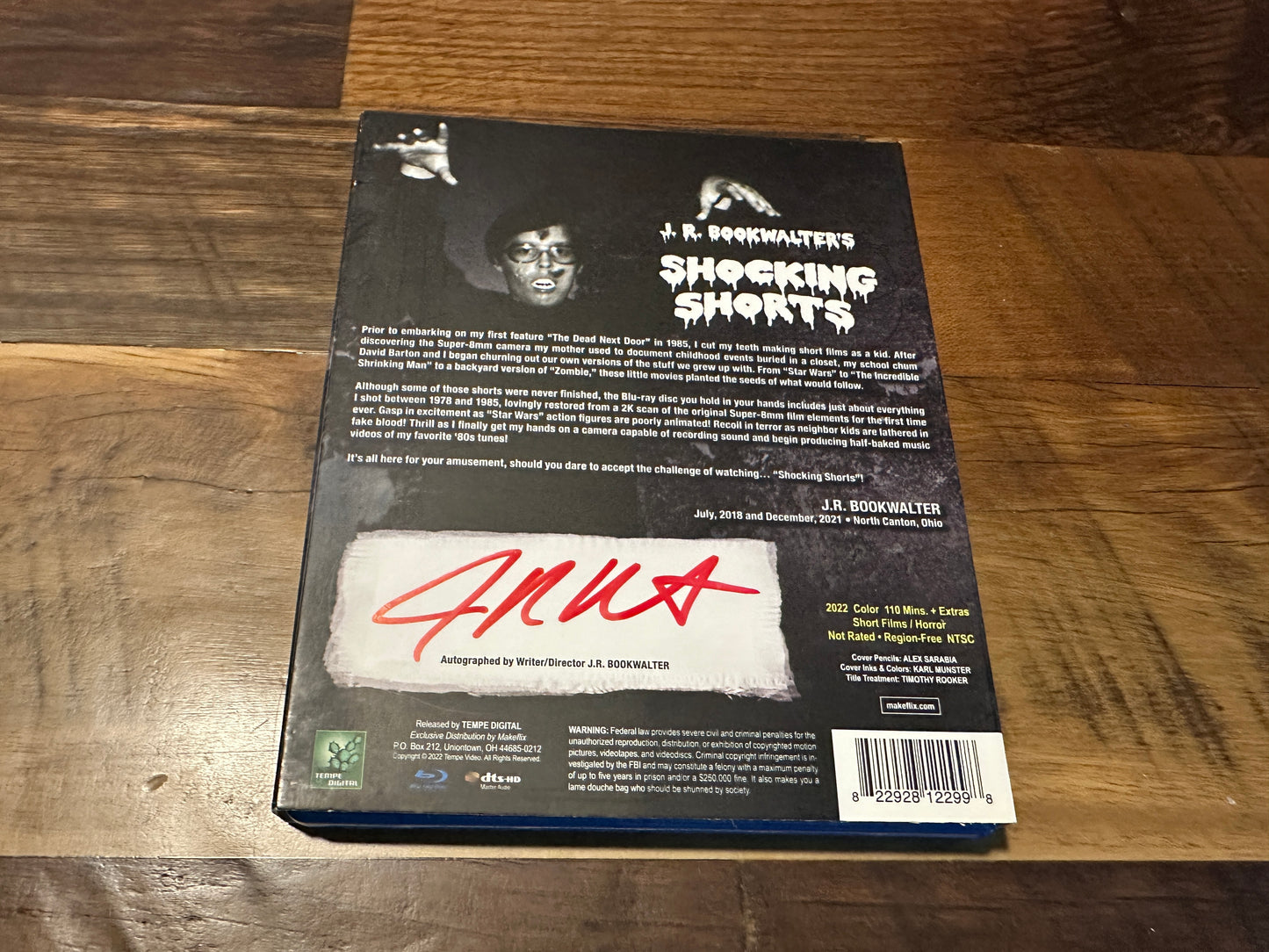 Shocking Shorts (Blu ray, Tempe Digital, Director Signed Slipcover)