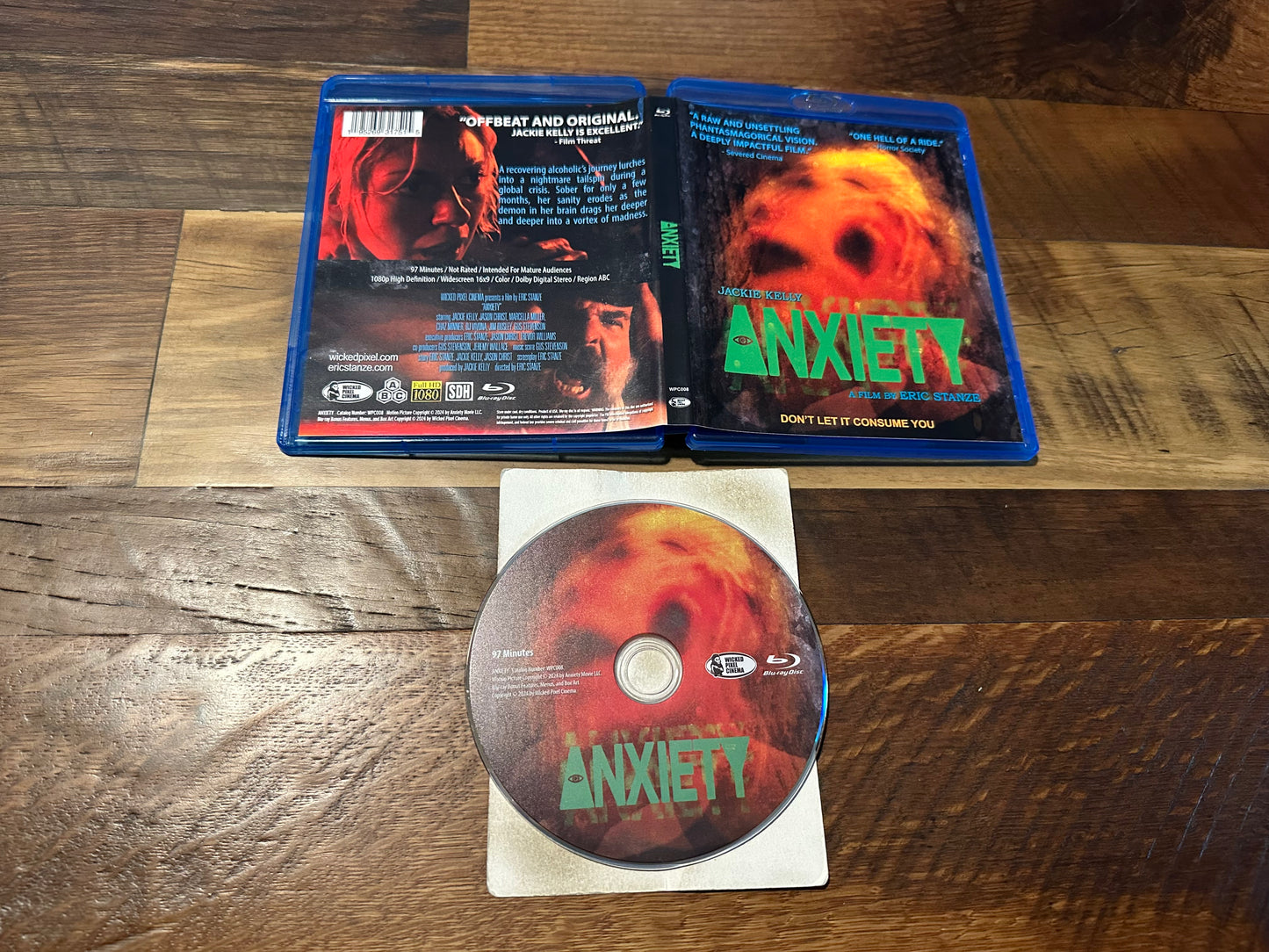 Anxiety Blu ray-Wicked Pixel Cinema-Eric Stanze Classic-Obscure-