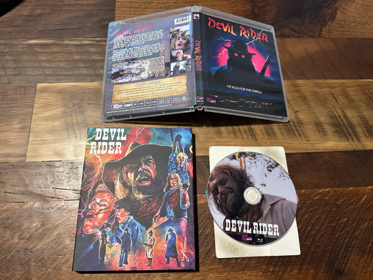 Devil Rider Blu ray-Culture Shock-90’s Obscure Horror-Slipcover