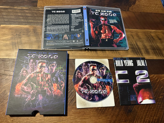 TC 2000 Blu ray-Vinegar Syndrome-OOP Slipcover-5000 Made-Poster
