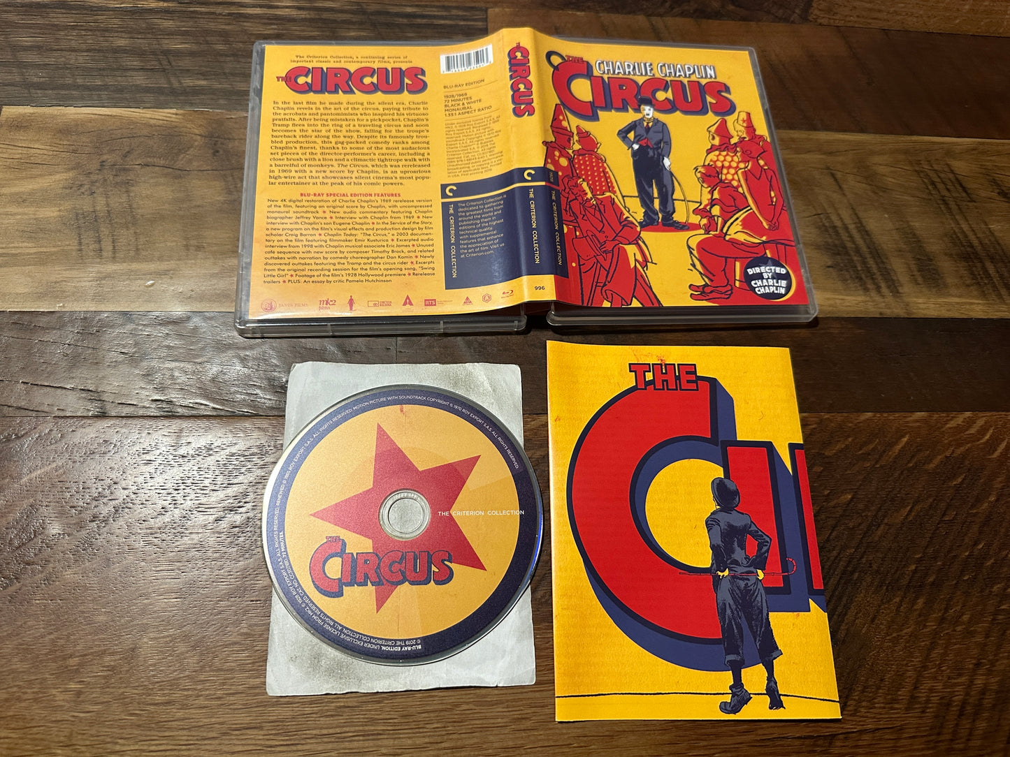 Circus Blu ray, Criterion Collection, Charlie Chaplin Classic, Special Edition)