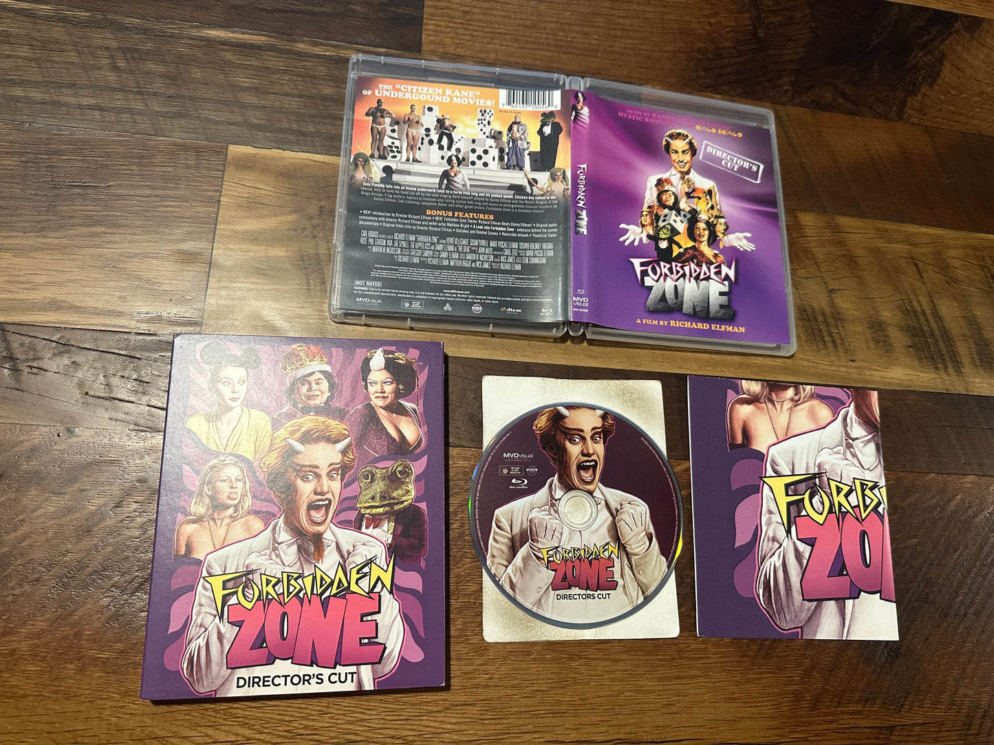 Forbidden Zone Blu ray-MVD Visual-Slipcover-Director’s Cut-Widescreen