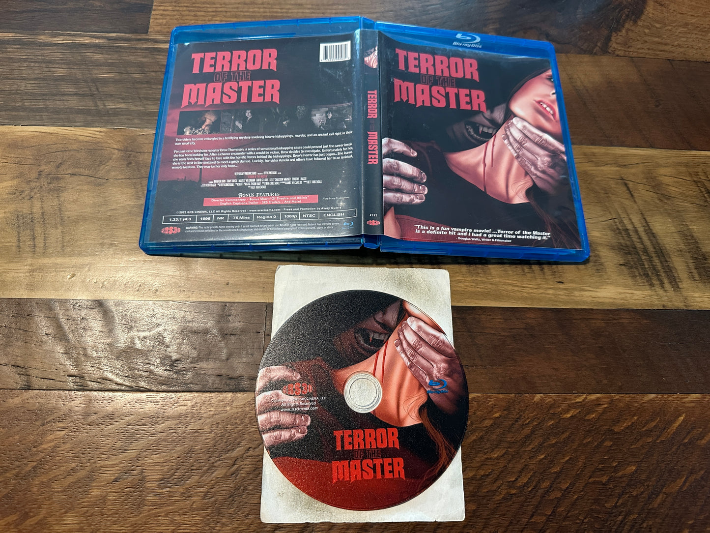 Terror of the Master (Blu ray, SRS Cinema, 90’s Obscure Horror)