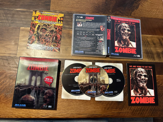 Zombie (Blu ray/CD, Blue Underground, Bridge Lenticular Slipcover)