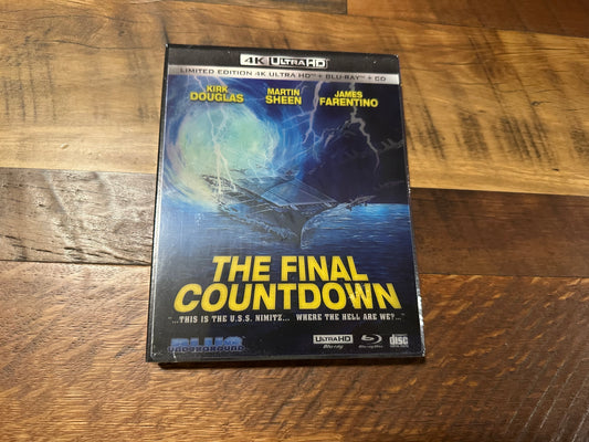 The Final Countdown 4K Ultra HD-Blue Underground-Lenticular Slipcover-NEW