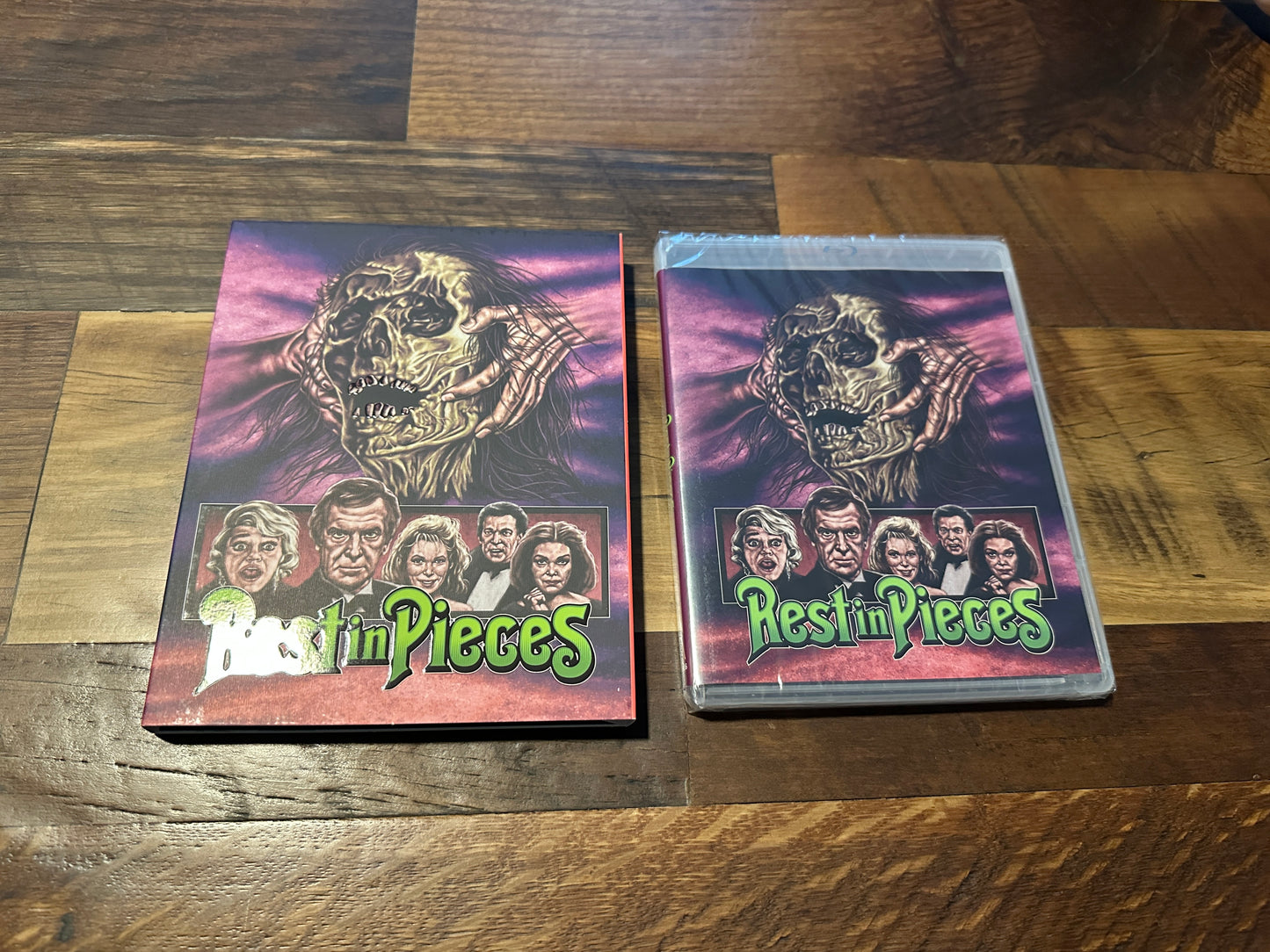 Rest In Pieces (Blu ray, Vinegar Syndrome, 80’s Horror, Slipcover, NEW)