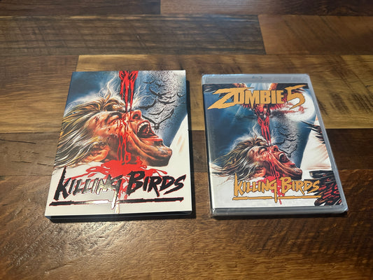 Zombie 5 AKA Killing Birds (Blu ray, Vinegar Syndrome, Slipcover, NEW)