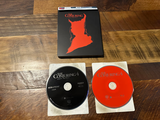 The Conjuring Last Rites (4K Ultra HD/Blu ray, J-Sleeve, Steelbook, No Digital)