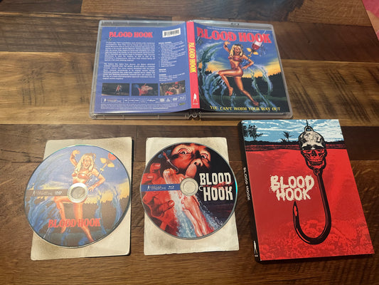 Blood Hook Blu ray/DVD-Vinegar Syndrome-Original Slipcover-2 Disc-