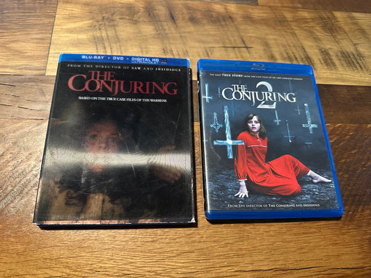 The Conjuring 1 & 2 Blu ray-Part 1 Has Lenticular Slipcover-No Digital