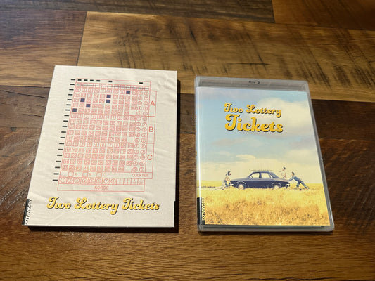 Two Lottery Tickets (Blu ray,Vinegar Syndrome Partner Label, Slip, NEW)