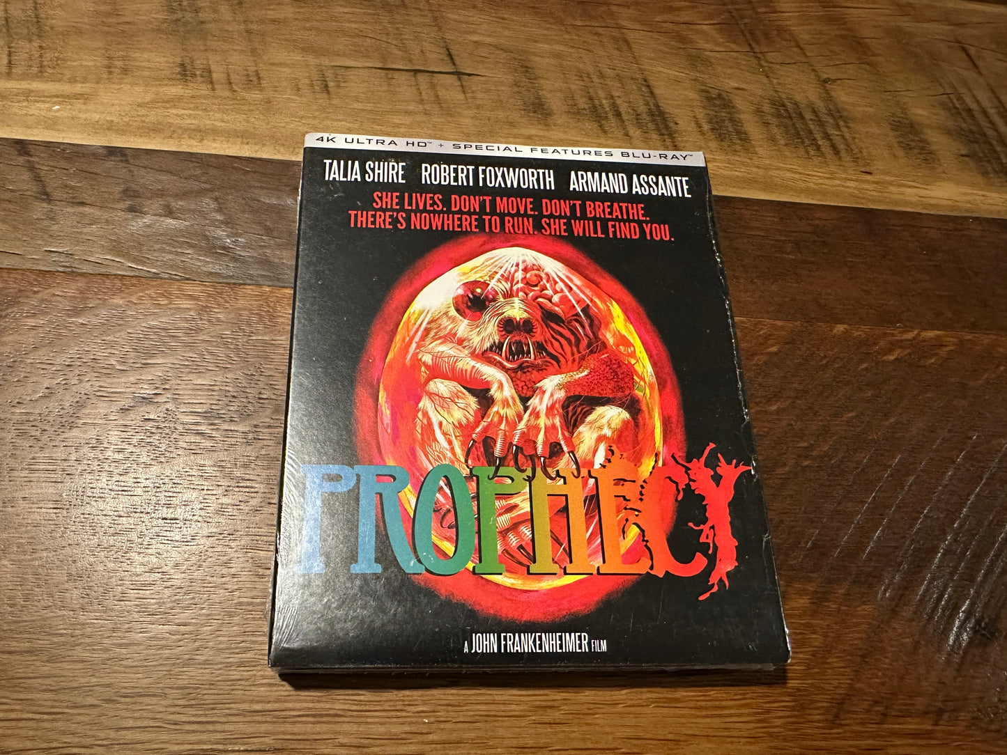 Prophecy (4K Ultra HD, Kino Lorber, Slipcover, 70’s Classic, NEW)