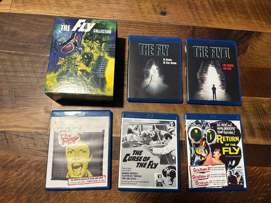 The Fly Collection Blu ray-Scream Factory-Boxset-5 Movies-Classics-