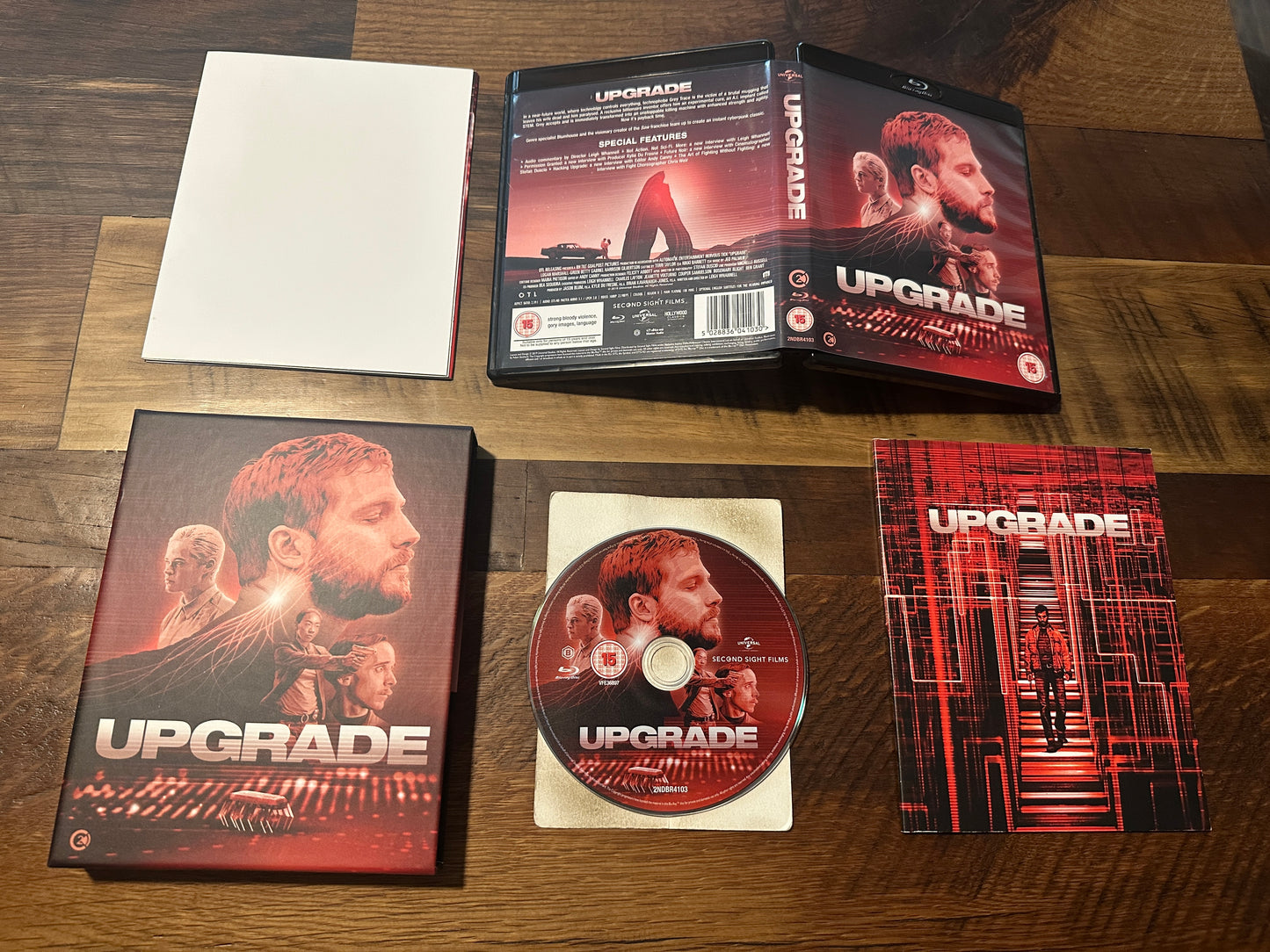 Upgrade (Blu ray, Second Sight Films, Limited Edition, Booklet, Region B)